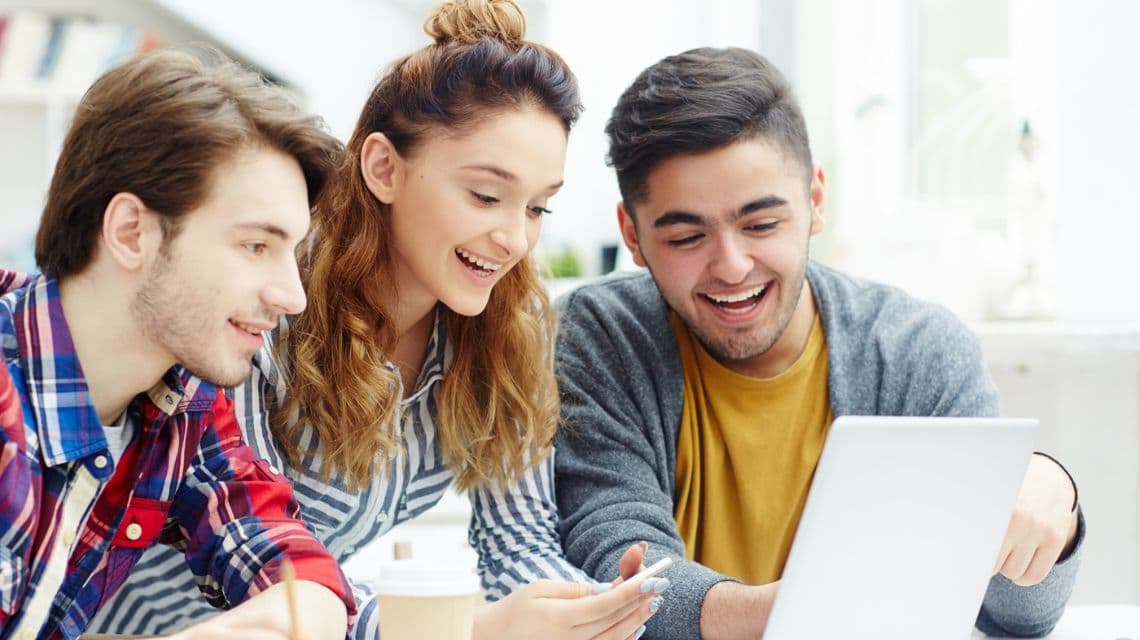Students studying for engineering entrance exams